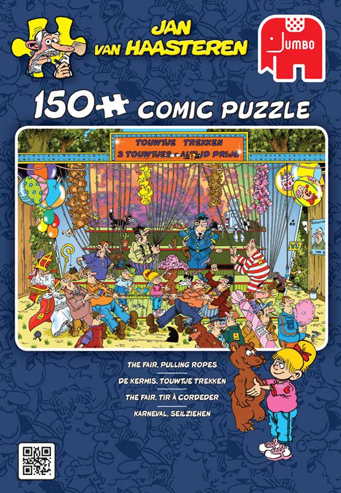 De Kermis. Touwtje Trekken