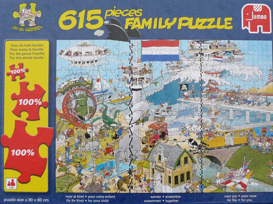 Familie puzzel Ter Land en ter Zee