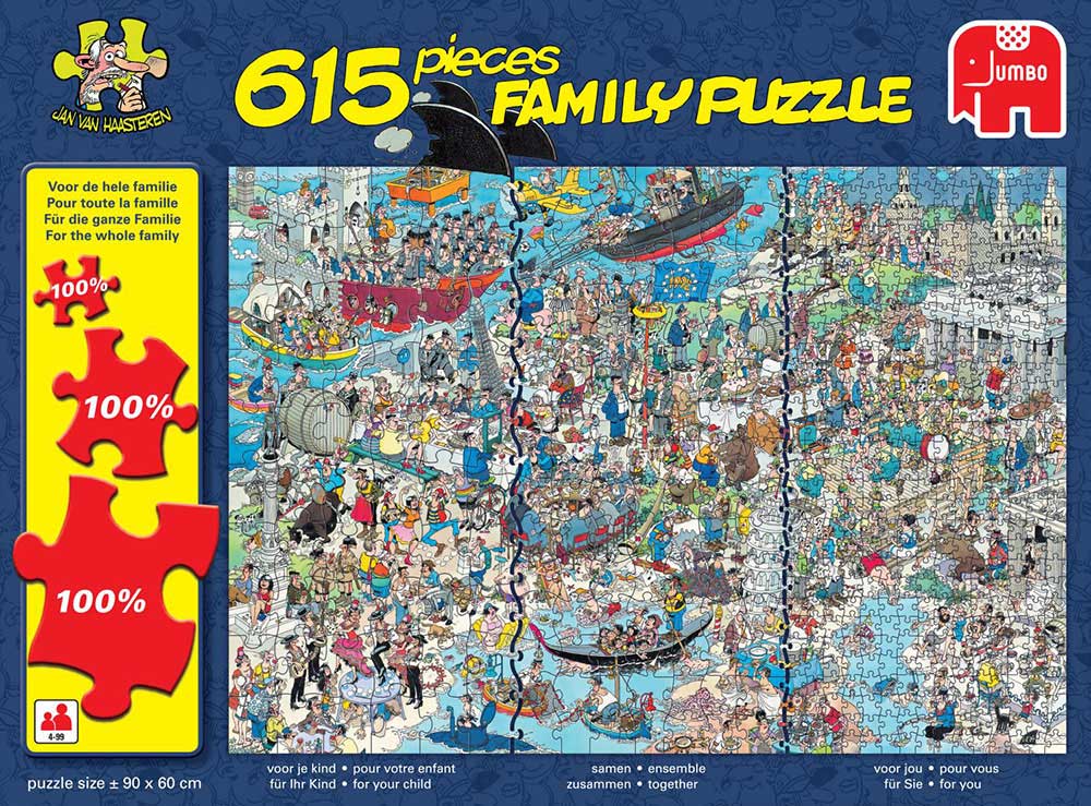 Familie puzzel Verenigd Europa