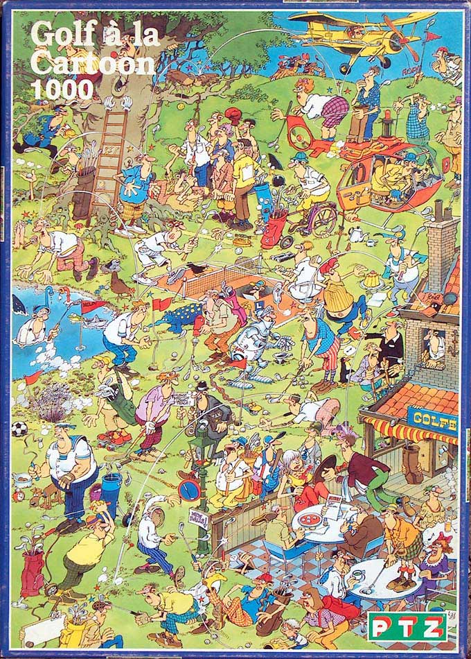 Golf à la Cartoon