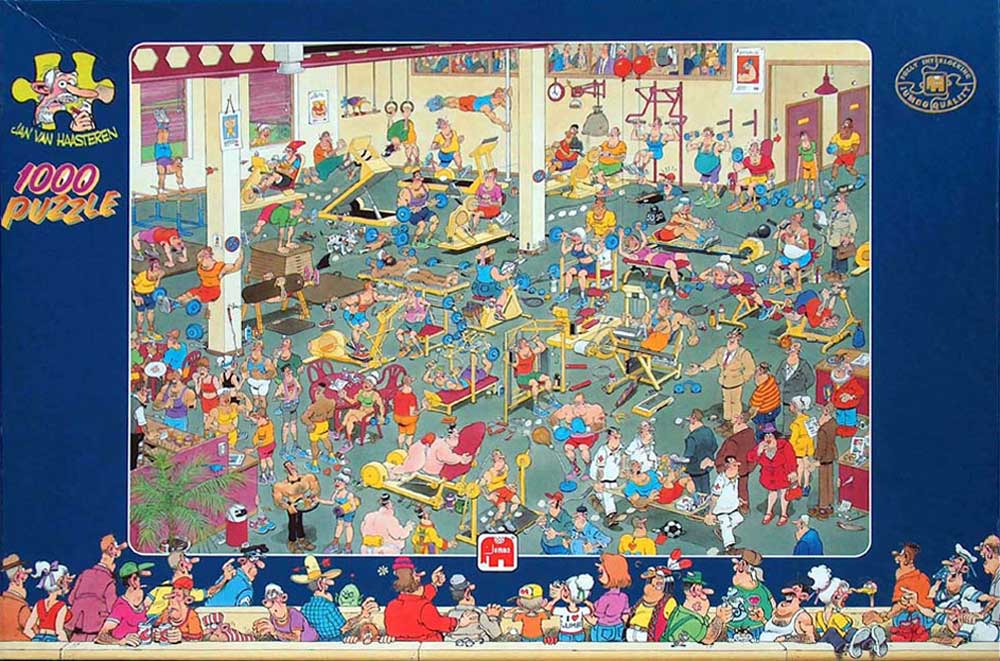 In het Fitnesscentrum