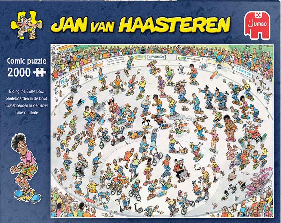 Skateboarden in De Bowl